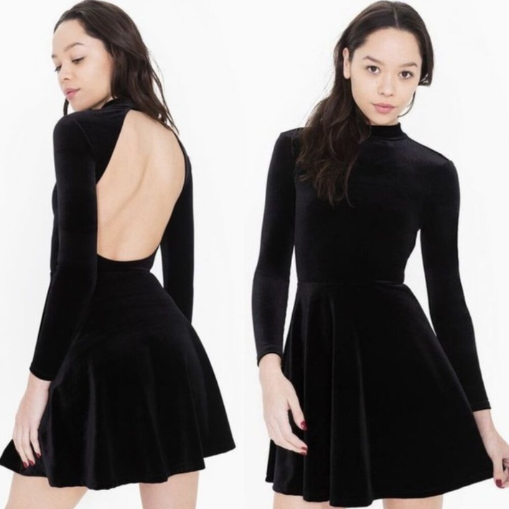 AA Velvet Skater Dress *BURGUNDY*